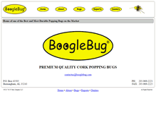 Tablet Screenshot of booglebug.com